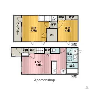 HARMONY22【3号室】の間取り