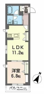 カーサエテルノ【2階】の間取り