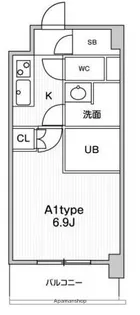 JMF RESIDENCE 町田【5階】の間取り