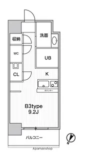 JMF RESIDENCE 町田【3階】の間取り