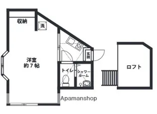 神奈川県相模原市南区上鶴間本町7丁目【アパート】の間取り