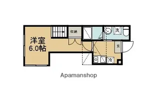 ベルジュエール町田【2階】の間取り