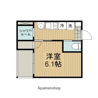 MELDIA矢部【2階】の間取り