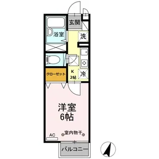 ジュネス陽光台 Ⅱ【1階】の間取り