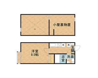 マ・ピエス千代田【1階】の間取り