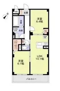 フィレ・デ・フルール【2階】の間取り