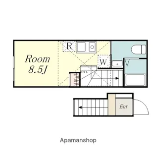 神奈川県相模原市南区上鶴間4丁目【アパート】の間取り