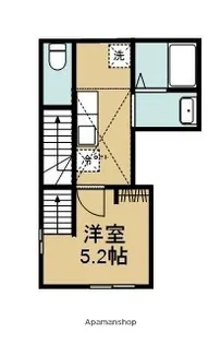 神奈川県相模原市中央区淵野辺4丁目【アパート】の間取り