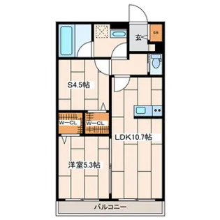 さくら十番館【2階】の間取り