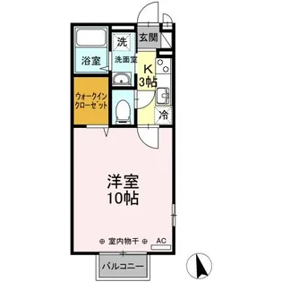 ヴェルドミール【2階】の間取り