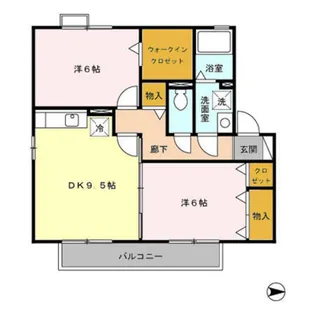 アタラクシア E【1階】の間取り