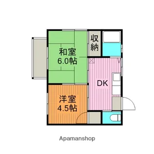 セントラルコーポ【2階】の間取り