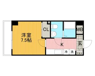ベルカント相模大野【4階】の間取り