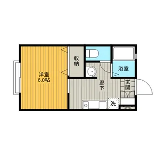 アルカディア【1階】の間取り