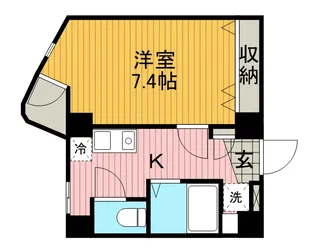 ラ・フルール芹ヶ谷【2階】の間取り