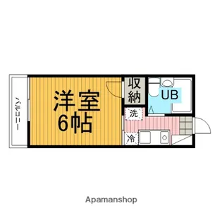 アリスコーポ町田【2階】の間取り
