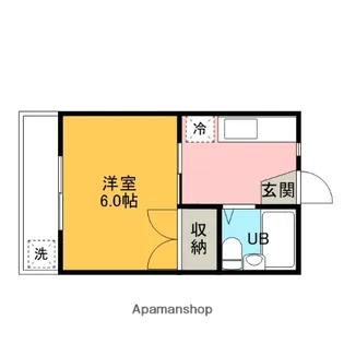 浅沼コーポ【2階】の間取り
