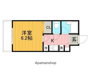 マーガレットハイツⅡ【4階】の間取り