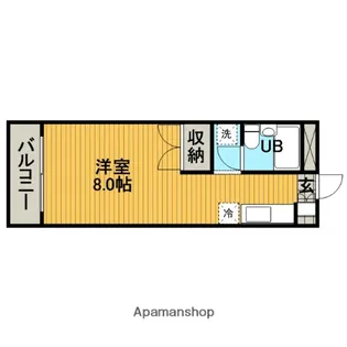 ハウス85【3階】の間取り