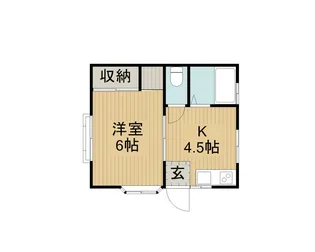 アパート美里【1階】の間取り