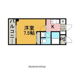 神奈川県相模原市中央区淵野辺4丁目【マンション】の間取り