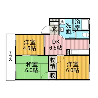 センチュリーカーサ中島【1階】の間取り