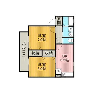 プリヤンモア【2階】の間取り