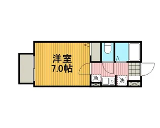 コーポエルマインド【201号室号室】の間取り