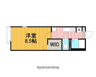 神奈川県相模原市中央区相生3丁目【アパート】の間取り