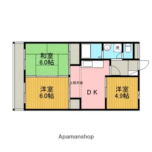 サンモールクレスト【1階】の間取り
