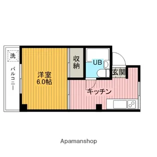 シルクハイツA【207号室】の間取り