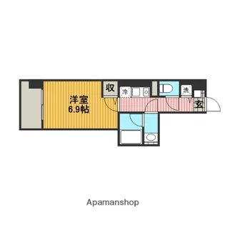イーストガーデンリバーサイド町田【2階】の間取り