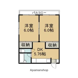 矢島荘【101号室】の間取り