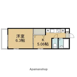 ナヴィールスイート【1階】の間取り