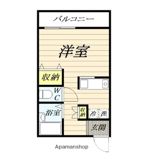 グリーンベルハイツ【1階】の間取り