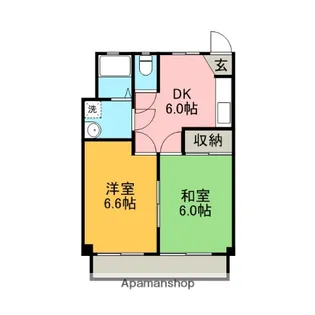 サンフォレスト【3階】の間取り