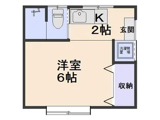 MICHISHITA APARTMENT【2階】の間取り