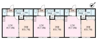 ハウスDANKEⅡ【1階】の間取り