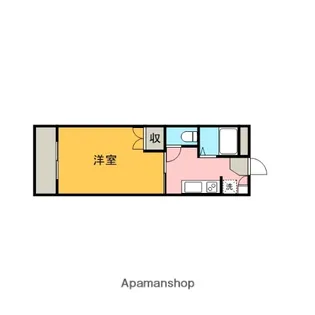 1Kの間取り画像
