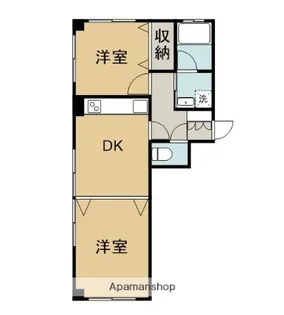 クーランデール【101号室】の間取り