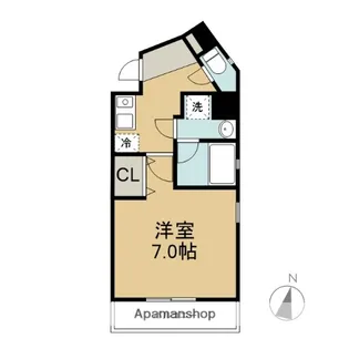 センテナリオK【203号室】の間取り
