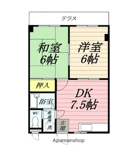 アイ・レジデンス【1階】の間取り