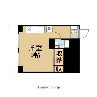 第2コーポネモト【A2号室】の間取り