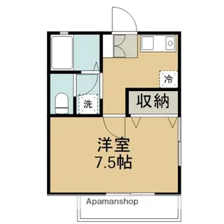 サンハイム上町【1階】の間取り