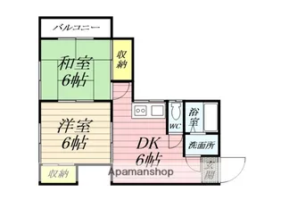 メゾン久里浜【203号室】の間取り