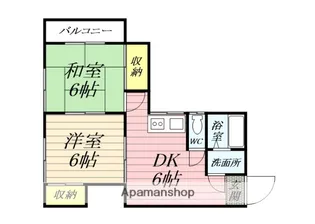 メゾン久里浜【203号室】の間取り