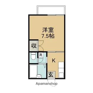 ハイツモーレアC【1階】の間取り