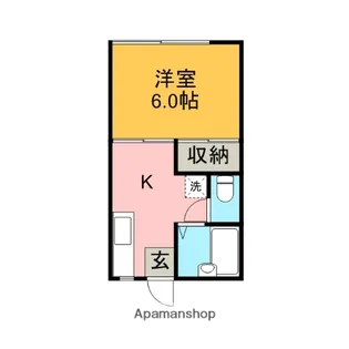 パークヒル【102号室】の間取り