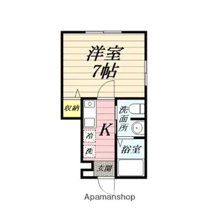 パンサーヒルズA【102号室】の間取り