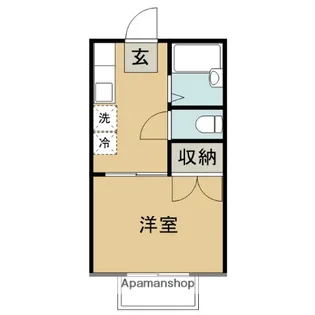 メゾン弥生【203号室】の間取り